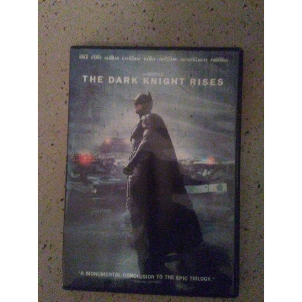 The Dark Knight Rises DVD movie
